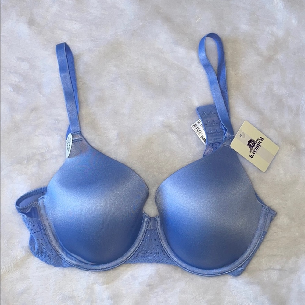 Light blue ultra soft bra.